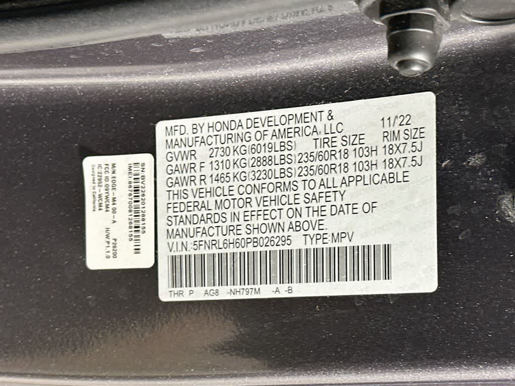 2023 Honda Odyssey EX-L