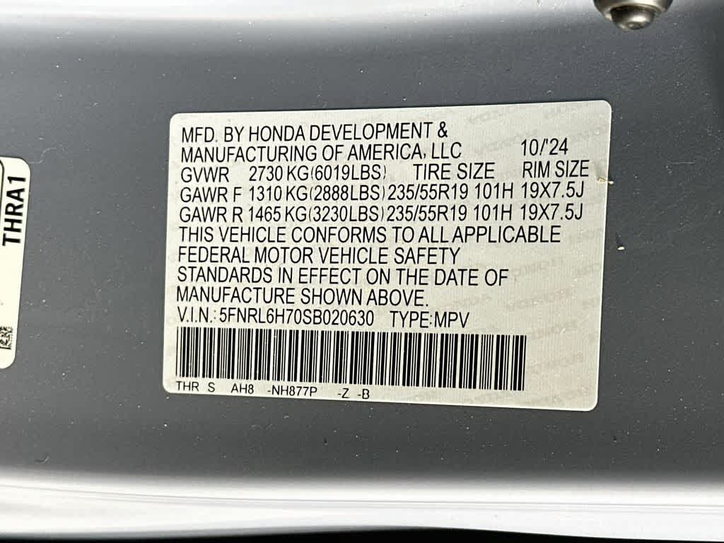 2025 Honda Odyssey Sport-L