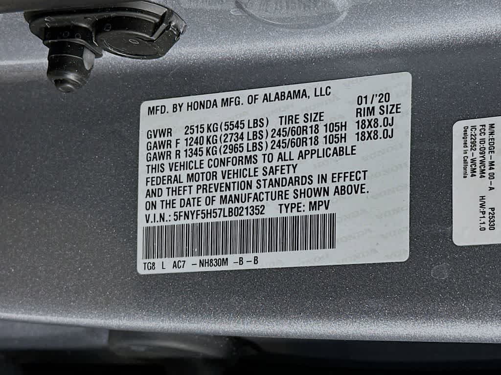 2020 Honda Pilot EX-L