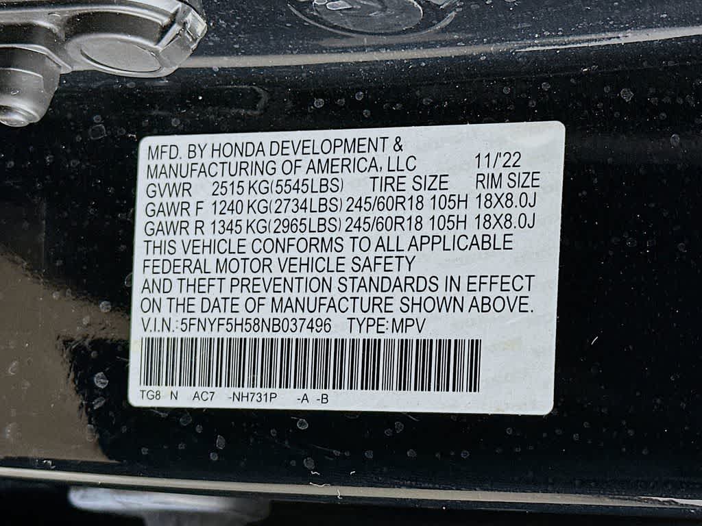2022 Honda Pilot EX-L