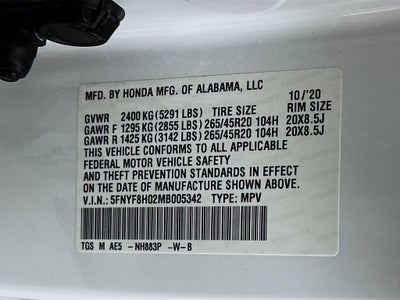 2021 Honda Passport Elite