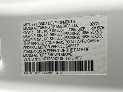 2024 Honda Pilot Touring