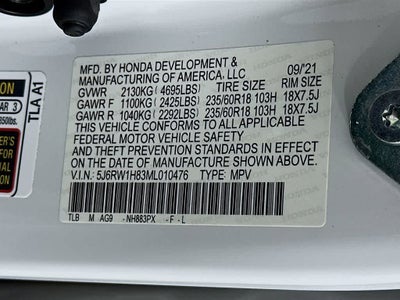 2021 Honda CR-V EX-L