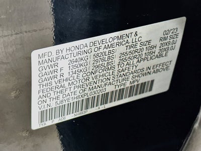 2023 Acura MDX w/Advance Package