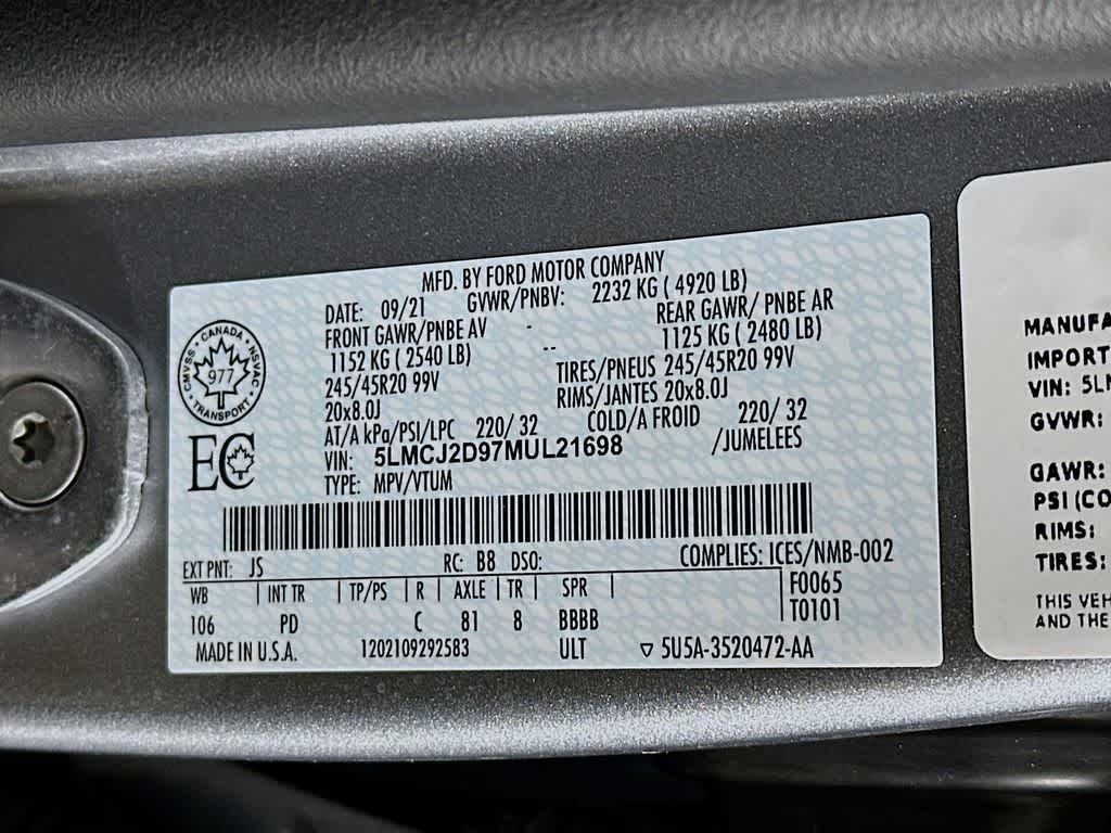 2021 Lincoln Corsair Reserve