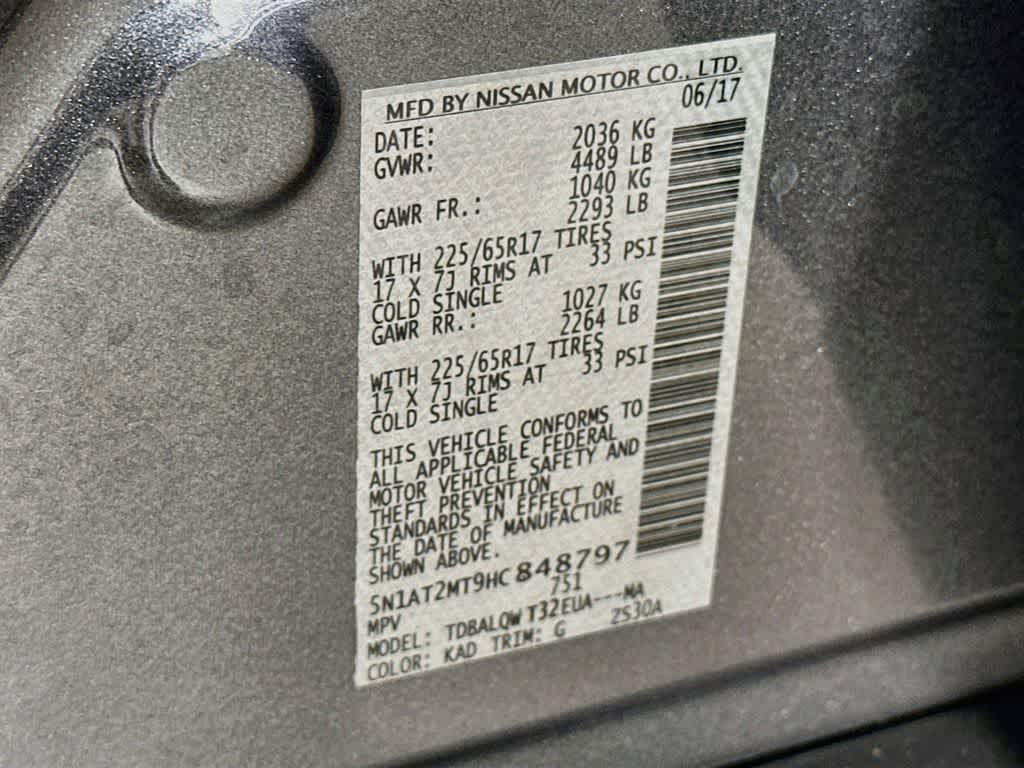 2017 Nissan Rogue SV