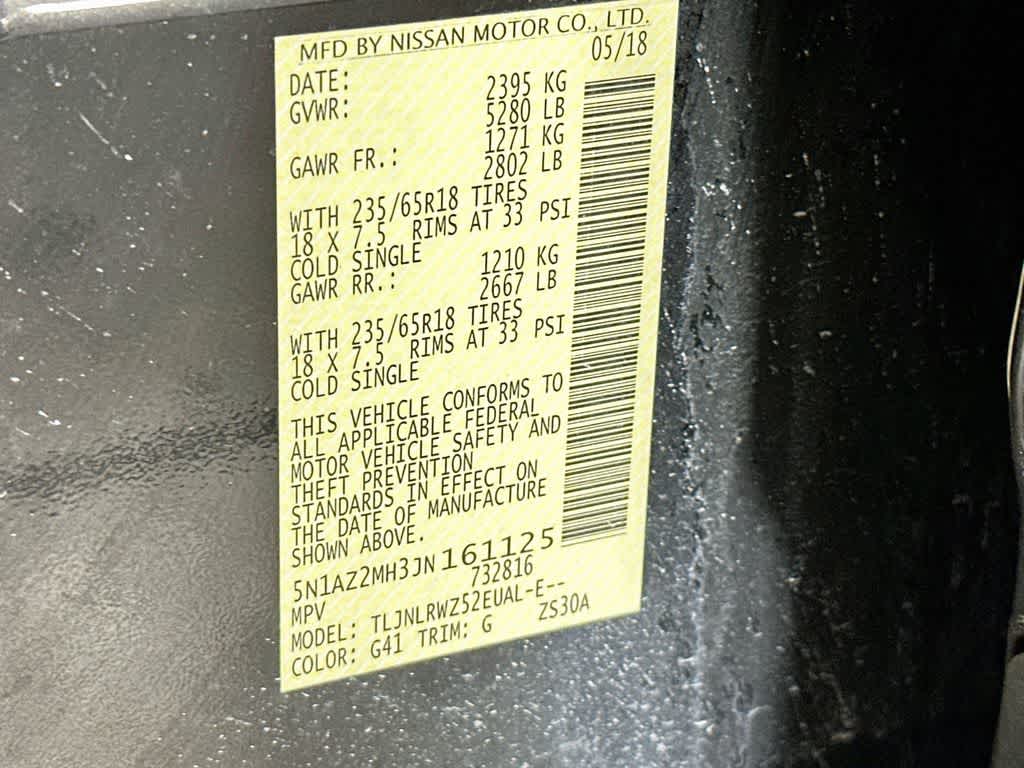 2018 Nissan Murano SL