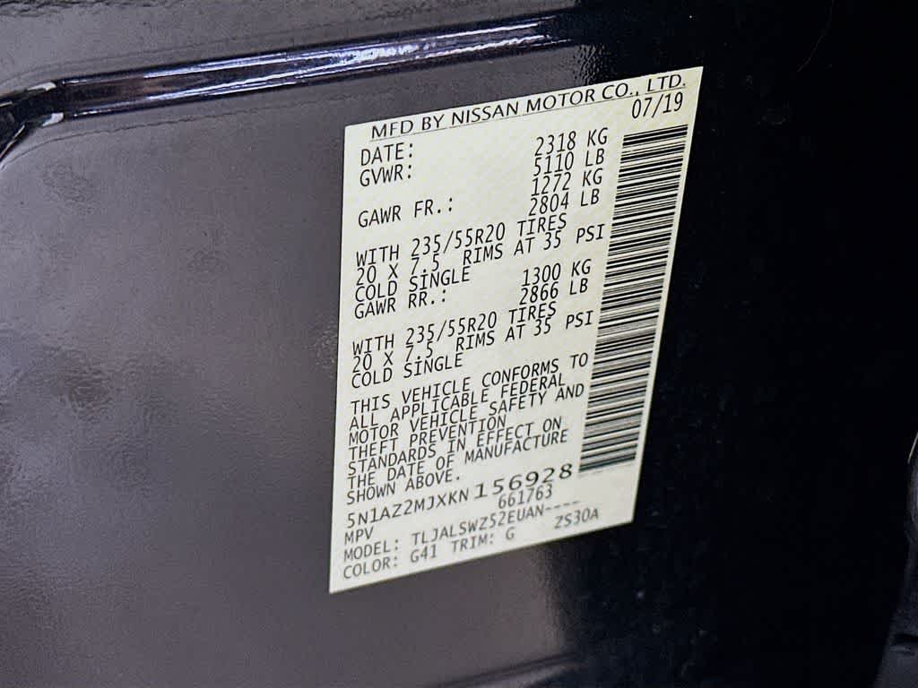 2019 Nissan Murano Platinum