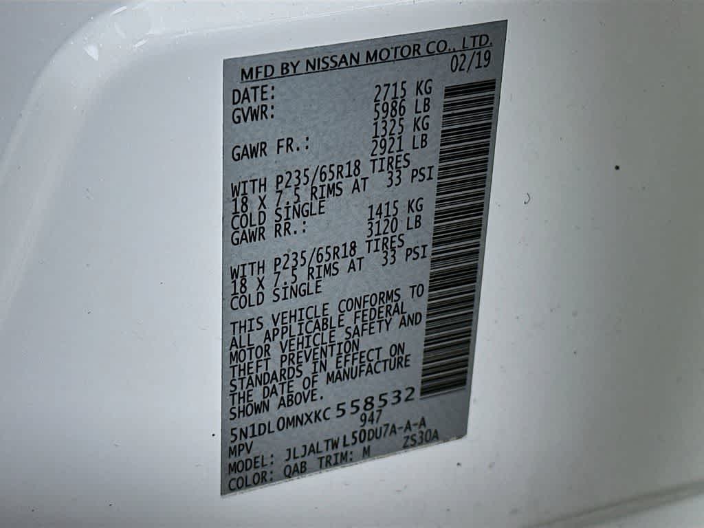 2019 INFINITI QX60 LUXE