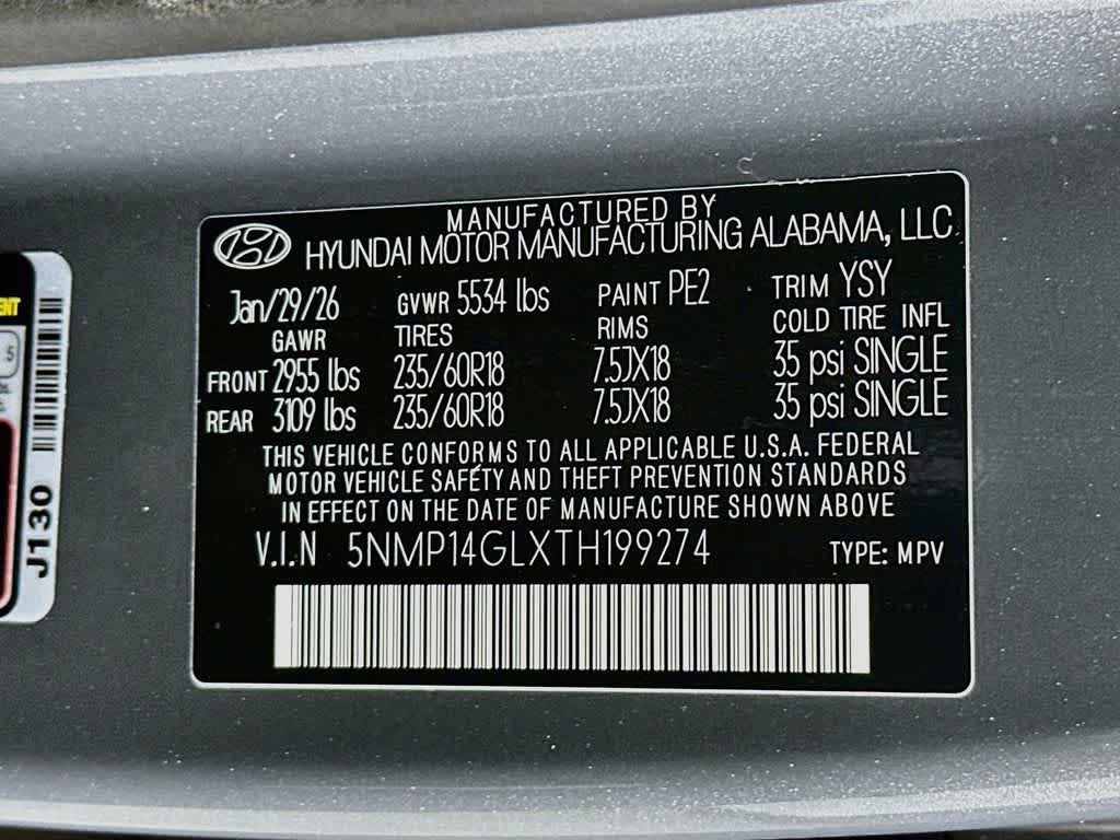 2026 Hyundai Santa Fe SE