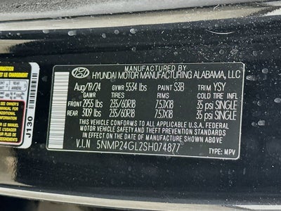 2025 Hyundai Santa Fe SEL