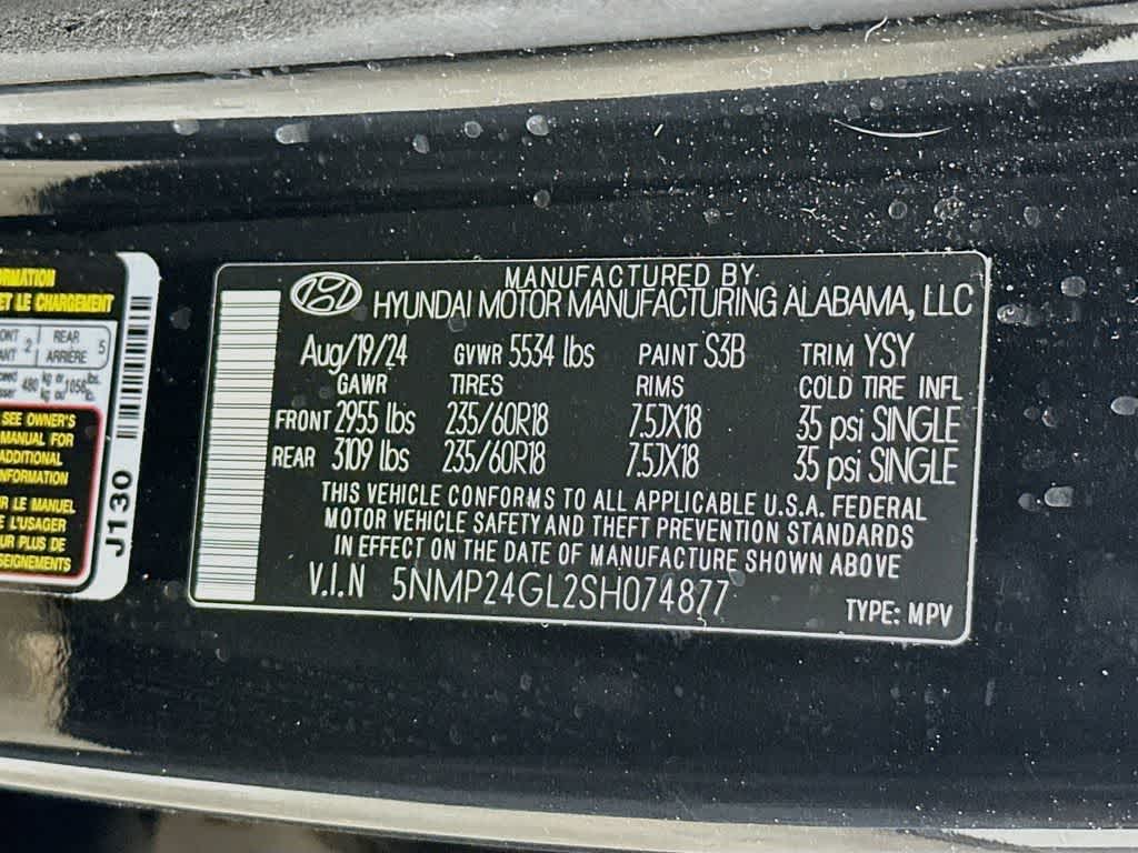 2025 Hyundai Santa Fe SEL