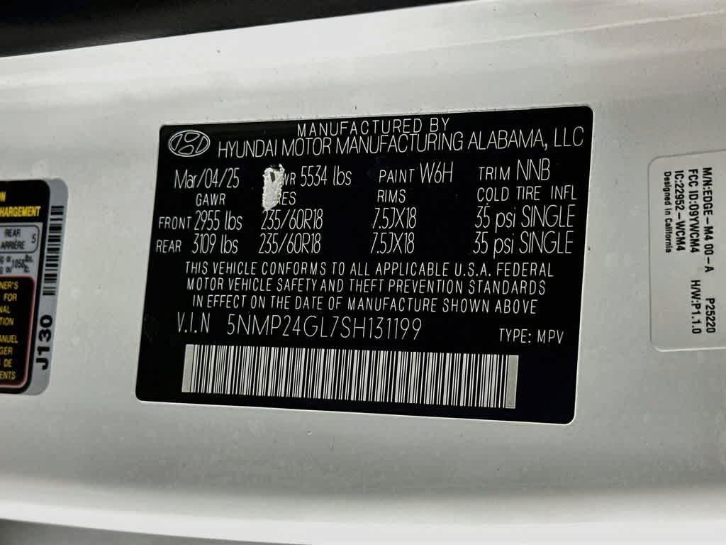 2025 Hyundai Santa Fe SEL