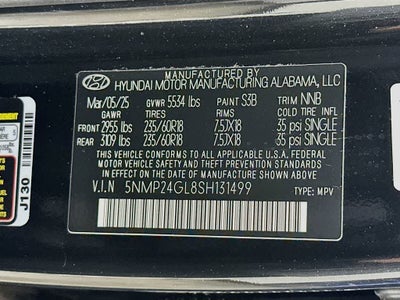 2025 Hyundai Santa Fe SEL