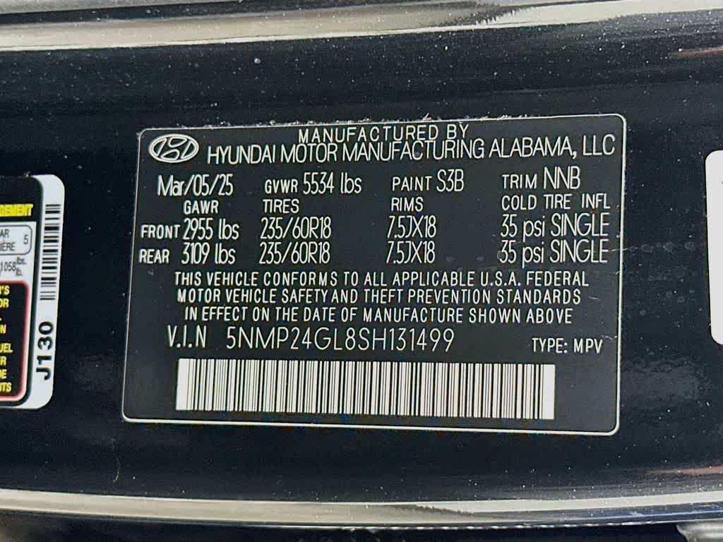 2025 Hyundai Santa Fe SEL