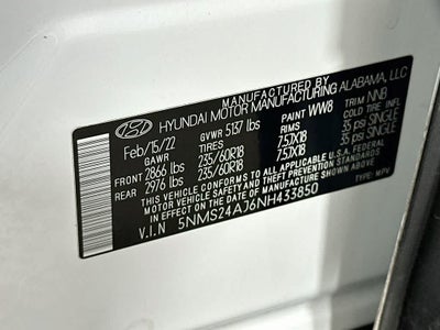 2022 Hyundai Santa Fe SEL