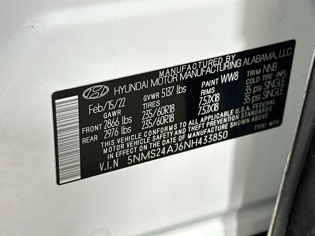 2022 Hyundai Santa Fe SEL