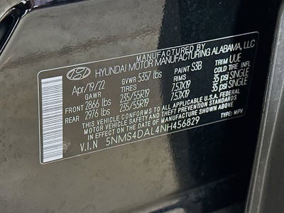 2022 Hyundai Santa Fe Limited