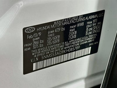 2019 Hyundai Santa Fe Ultimate