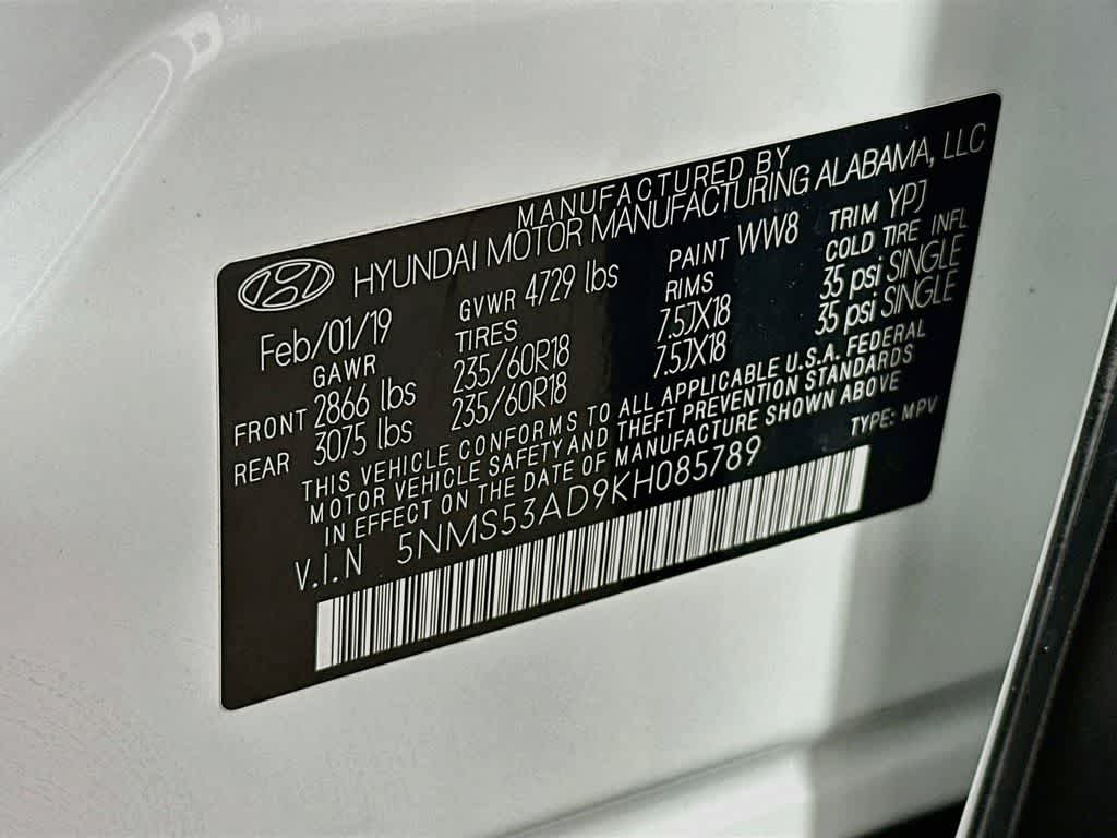 2019 Hyundai Santa Fe Ultimate