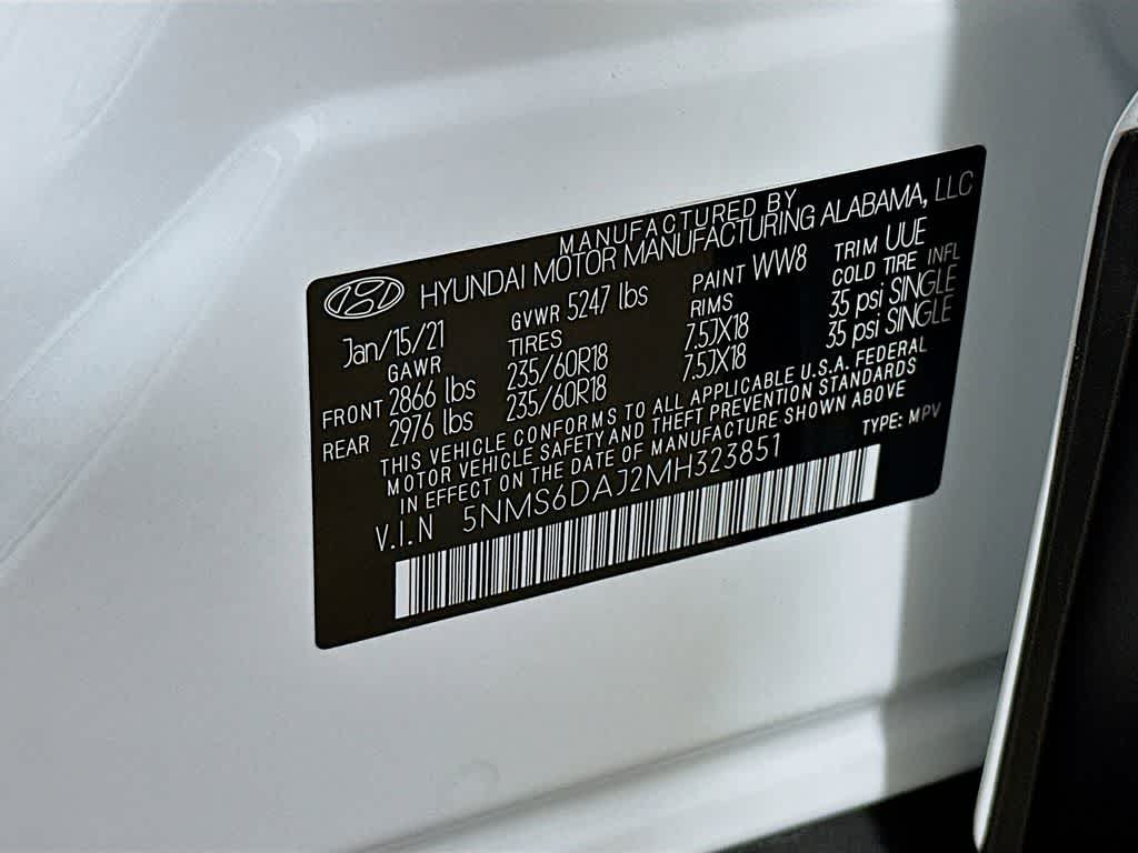 2021 Hyundai Santa Fe SEL