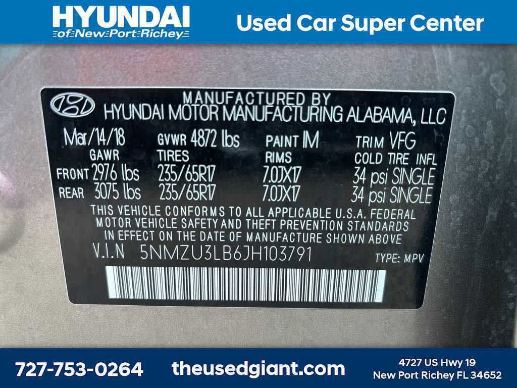 2018 Hyundai Santa Fe Sport 2.4L