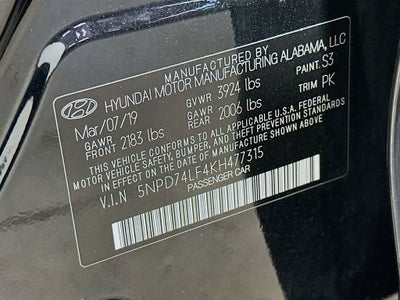 2019 Hyundai Elantra SE