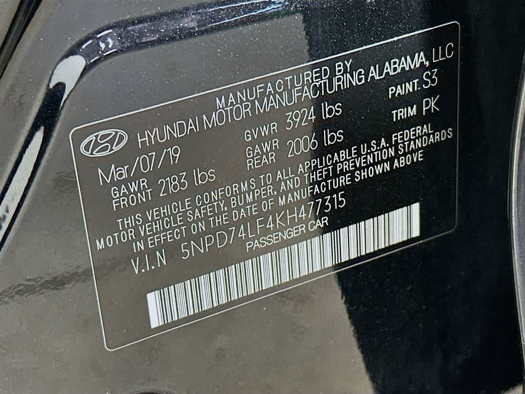 2019 Hyundai Elantra SE