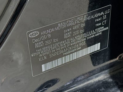 2019 Hyundai Sonata SEL