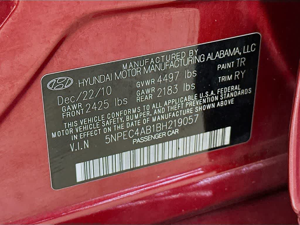 2011 Hyundai Sonata SE