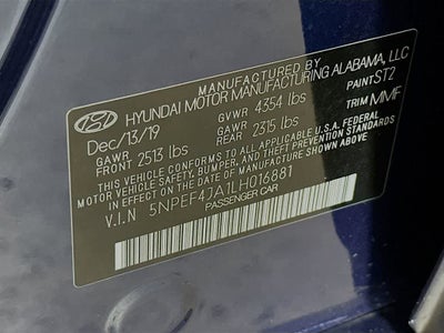 2020 Hyundai Sonata SEL