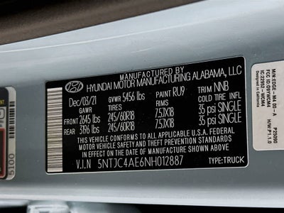 2022 Hyundai Santa Cruz SEL