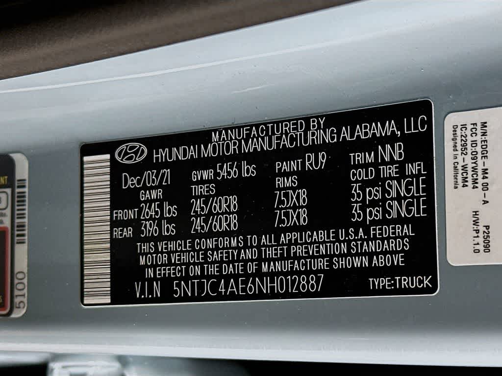 2022 Hyundai Santa Cruz SEL