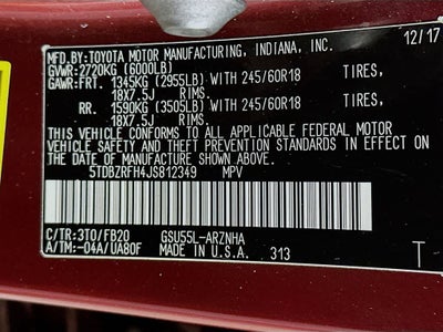 2018 Toyota Highlander LE