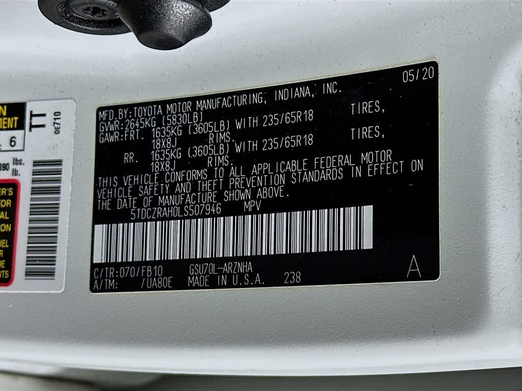 2020 Toyota Highlander L