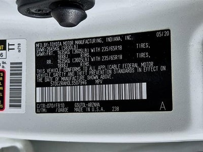 2020 Toyota Highlander L