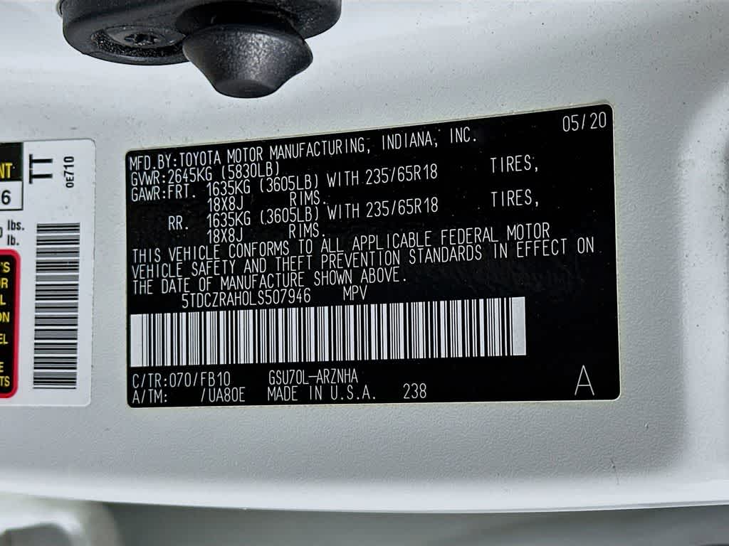 2020 Toyota Highlander L