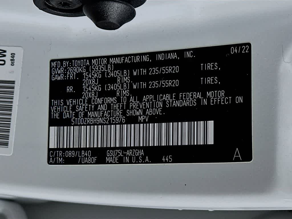 2022 Toyota Highlander Limited