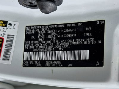 2020 Toyota Highlander XLE