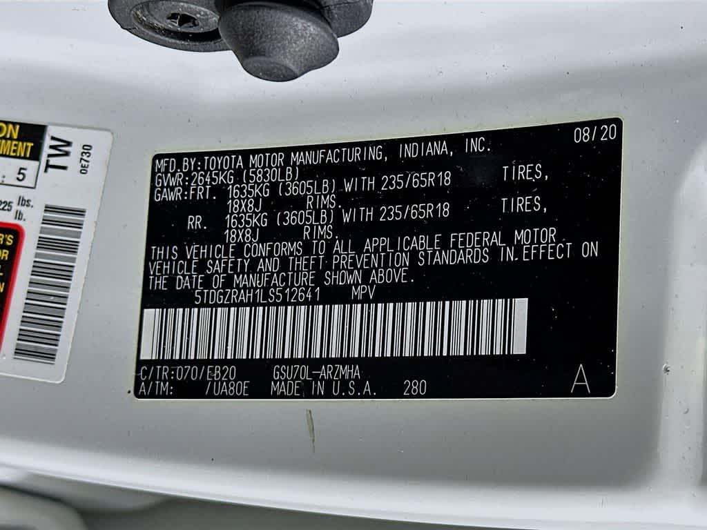 2020 Toyota Highlander XLE