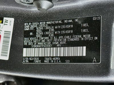 2023 Toyota Highlander XLE
