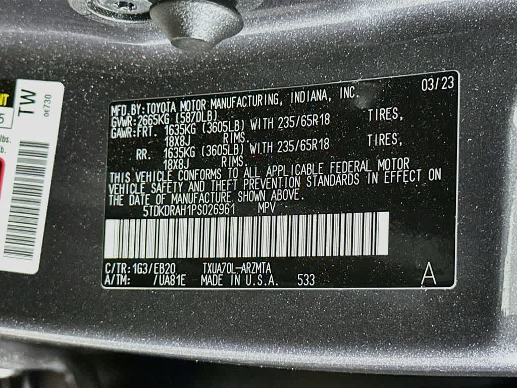 2023 Toyota Highlander XLE