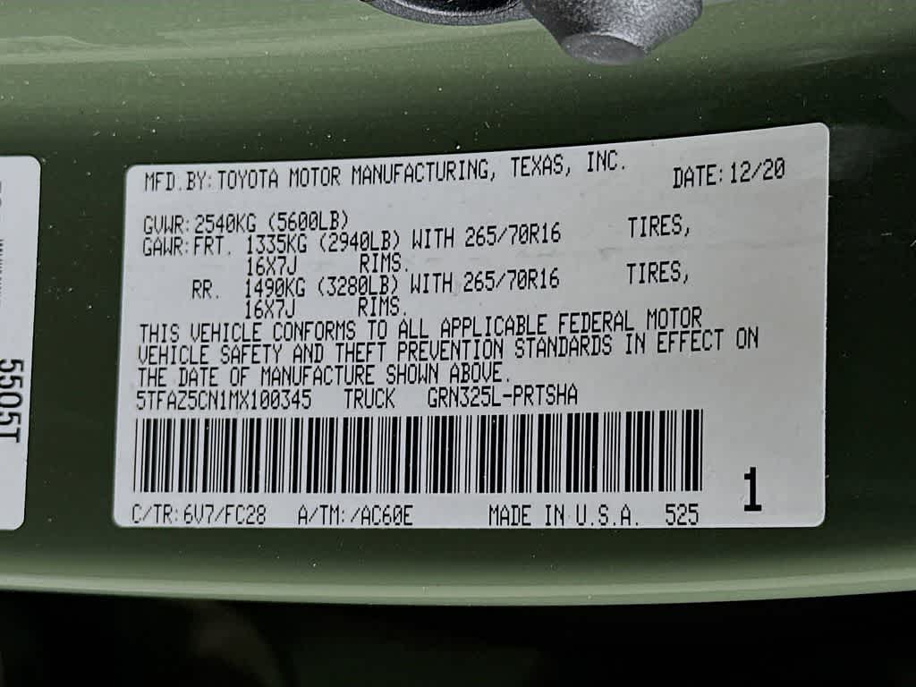 2021 Toyota Tacoma SR5