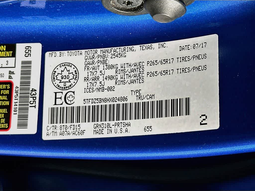 2017 Toyota Tacoma Base