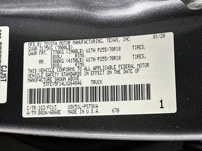 2020 Toyota Tundra SR5
