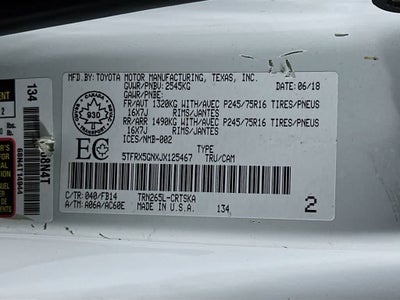 2018 Toyota Tacoma SR