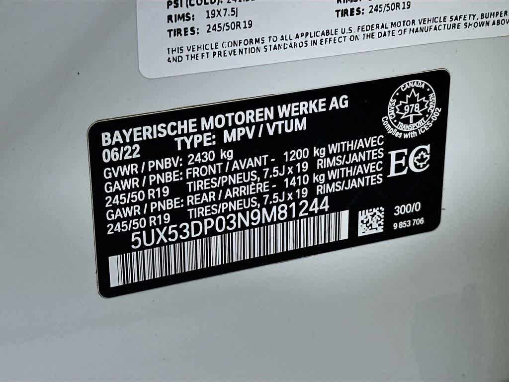 2022 BMW X3 xDrive30i