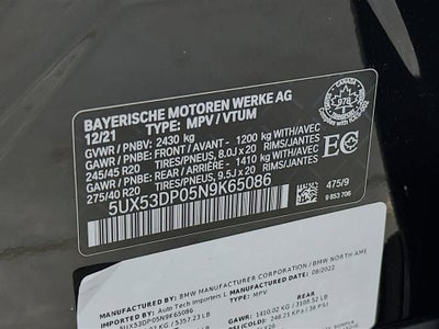 2022 BMW X3 xDrive30i xDrive30i