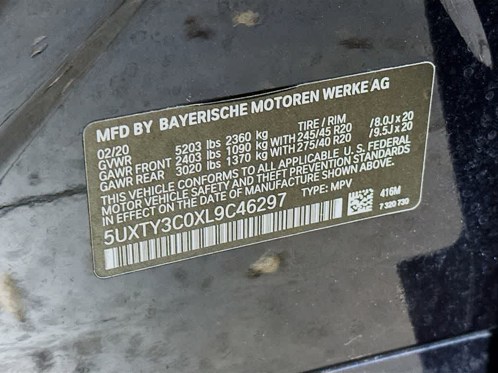 2020 BMW X3 sDrive30i sDrive30i