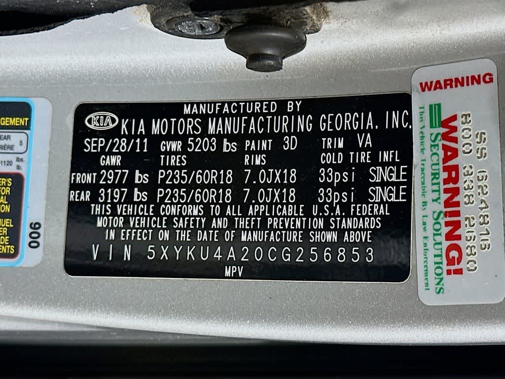 2012 Kia Sorento EX